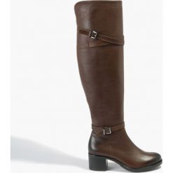 Kozaki brązowe Natea. Brązowe buty zimowe damskie Badura. Za 343,99 zł.