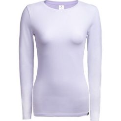 Longsleeve damski TSDL600 - biały - Outhorn. Białe koszulki damskie marki Outhorn, bez wzorów, bez kołnierzyka, bez rękawów. W wyprzedaży za 29,99 zł.