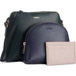 Torebka Furla Boheme 1033701 E EQ35 ARE. Zielone listonoszki damskie Furla, bez wzorów, bez dodatków. W wyprzedaży za 449,00 zł.