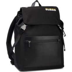 Plecak GUESS - New Milano Sport HM6876 PL201 BLA. Czarne torby męskie skórzane Guess, z aplikacjami, ze skóry ekologicznej, sportowe. W wyprzedaży za 419,00 zł.