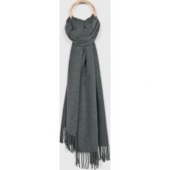 Jack & Jones - Szalik. Szare szaliki męskie Jack & Jones, z dzianiny. W wyprzedaży za 59,90 zł.