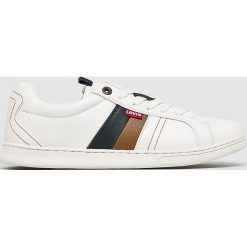 Levi's - Buty. Białe buty sportowe męskie Levi's®, z materiału, na sznurówki. W wyprzedaży za 259,90 zł.