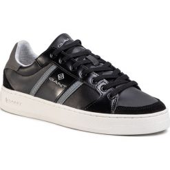 Sneakersy GANT - Le Brook 20633476 Black G00. Czarne sneakersy męskie GANT, bez wzorów, ze skóry, klasyczne, bez zapięcia. W wyprzedaży za 289,00 zł.