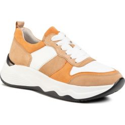 Sneakersy GABOR - 43.490.52 Caramel/W/Pfirsich. Pomarańczowe półbuty damskie Gabor, ze skóry. Za 579,00 zł.