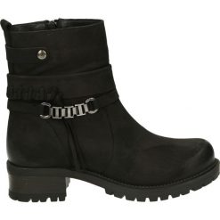 Botki - 1433201 NA BL. Czarne botki damskie skórzane Venezia. Za 279,00 zł.