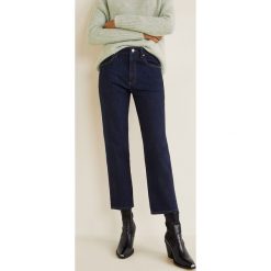 Mango - Jeansy Straight. Niebieskie jeansy damskie marki Mango. Za 139,90 zł.