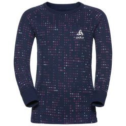 T-shirty damskie: Odlo Komplet koszulka + spodnie Set shirt l/s pants long WARM – 150409 – 150409/30357/80