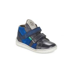 Buty Dziecko Kickers WINBEE. Niebieskie trampki chłopięce marki Kickers. Za 244,30 zł.