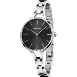 Calvin Klein Graphic Zegarek Srebrny. Szare zegarki damskie Calvin Klein, srebrne. Za 1146,95 zł.