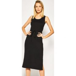 Sukienka letnia Calvin Klein Tie Waist Jersey K20K201824. Różowe sukienki damskie Calvin Klein, na lato, s, bez wzorów, z jersey, bez kołnierzyka, bez rękawów. W wyprzedaży za 399,00 zł.