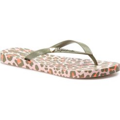 Japonki IPANEMA - 82594 Beige/Green 20737. Zielone klapki damskie Ipanema, bez wzorów, z tworzywa sztucznego, bez obcasa. W wyprzedaży za 69,00 zł.