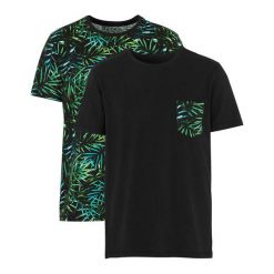 Cellbes T-shirt 2 Pack czarny we wzory male czarny/ze wzorem L. Czarne t-shirty męskie Cellbes, m, bez wzorów, z okrągłym kołnierzem, krótkie. Za 139,00 zł.