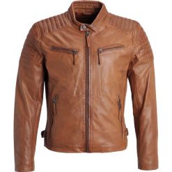Gipsy CHESTER Kurtka skórzana cognac. Brązowe kurtki męskie skórzane marki Gipsy, m. Za 839,00 zł.