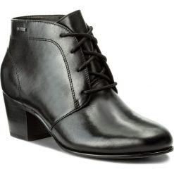 Botki CLARKS - Ceara Fern Gtx 261299174 Black Leather. Czarne botki damskie na obcasie marki Clarks, z gore-texu. W wyprzedaży za 349,00 zł.