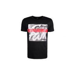T-shirty z krótkim rękawem Diesel 00S9S4 0091B / T-Joe-Sa. Czarne t-shirty męskie Diesel, s, bez wzorów, bez kołnierzyka, krótkie. Za 169,00 zł.