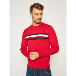 Bluza TOMMY HILFIGER Logo MW0MW14758. Czerwone bluzy męskie TOMMY HILFIGER, xxl, bez wzorów, bez kołnierzyka, bez rękawów, bez kaptura. Za 449,00 zł.