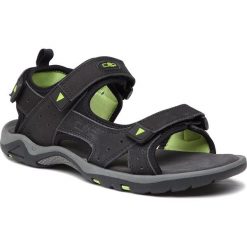 Sandały CMP - Almaak Hiking Sandal 38Q9947 Nero U901. Czarne sandały męskie marki CMP, ze skóry, bez zapięcia. Za 219,99 zł.