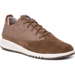 Sneakersy GEOX - U Aerantis A U927FA 02243 C6005 Chocolate. Pomarańczowe sneakersy męskie Geox, bez wzorów, ze skóry, bez zapięcia. W wyprzedaży za 409,00 zł.