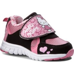 Creepersy damskie: Półbuty HELLO KITTY – CP23-5591HK Czarny Różowy