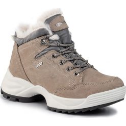 Trekkingi IGI&CO - GORE-TEX 4160811 Oil/Ghia. Szare trapery damskie IGI&CO, ze skóry, klasyczne, bez obcasa, bez zapięcia. W wyprzedaży za 309,00 zł.