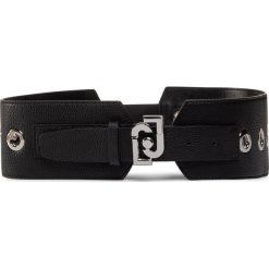 Pasek Damski LIU JO - Bustino Eyelet H AA0258 E0005 Nero 22222. Czarne paski damskie Liu Jo, w paski, ze skóry ekologicznej. W wyprzedaży za 199,00 zł.