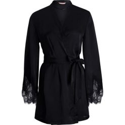 Szlafroki damskie: Hunkemöller BIG SCALLOP Szlafrok black