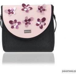 TOREBKA PURO CLASSIC 2307 FLOWER DECORATION PINK. Różowe torebki klasyczne damskie marki Pakamera, na ramię. Za 179,00 zł.