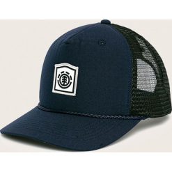 Element - Czapka. Niebieskie czapki męskie Element, z aplikacjami, z bawełny. Za 119,90 zł.