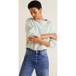 Mango - Sweter Water. Niebieskie swetry oversize damskie marki Mango, s, z poliesteru. W wyprzedaży za 49,90 zł.