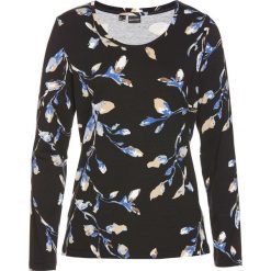 Shirt bonprix czarny. Czarne koszulki damskie marki bonprix, z nadrukiem. Za 59,99 zł.