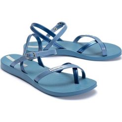 IPANEMA 82682 FASHION SAND. VII FEM 20729 blue, sandały damskie. Niebieskie sandały damskie Ipanema, bez wzorów, bez obcasa, bez zapięcia. Za 89,90 zł.