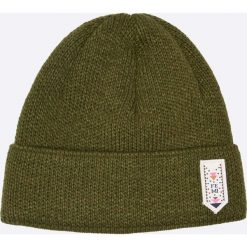 Femi Stories - Czapka Speedy. Zielone czapki damskie marki Femi Stories, na zimę, z wełny. W wyprzedaży za 49,90 zł.