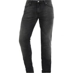 Nudie Jeans LIN Jeans Skinny Fit black movement. Czarne jeansy męskie marki Nudie Jeans, m, bez wzorów. Za 579,00 zł.