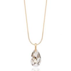 Łańcuszki męskie: Zjawiskowy Wisiorek Złoty – złoto żółte 375, Swarovski