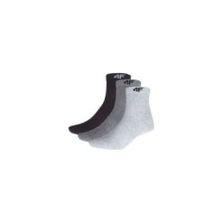 Skarpetki męskie: 4f Skarpety męskie H4Z18-SOM002 jasnoszary/ciemnoszary/czarny r. 39-42
