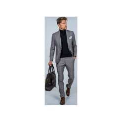 Garnitur False Bay. Szare garnitury męskie marki Guns&tuxedos, bez wzorów. Za 899,99 zł.
