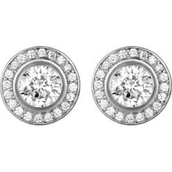 Kolczyki-wkrętki z kryształkami Swarovski. Szare kolczyki damskie Park Avenue. W wyprzedaży za 45,95 zł.