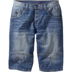 Spodenki i szorty męskie: Bermudy dżinsowe "Loose fit" bonprix niebieski "medium bleached used"