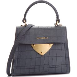 Torebka COCCINELLE - C12 B14 Mat Crocco E1 C12 55 77 01 Noir 001. Szare torebki klasyczne damskie marki Coccinelle, z nubiku. Za 1549,90 zł.