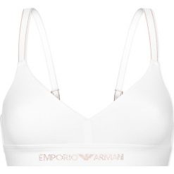 Emporio Armani Biustonosz Biały. Białe biustonosze Emporio Armani, z aplikacjami, z elastanu. Za 195,95 zł.