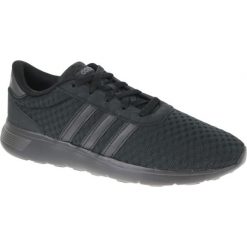 Czarne Buty adidas Lite Racer M DB0646. Czarne buty sportowe męskie Adidas, z materiału, na sznurówki. W wyprzedaży za 259,00 zł.