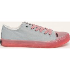 Big Star - Tenisówki. Niebieskie trampki i tenisówki damskie BIG STAR, bez wzorów, z gumy, na sznurówki. Za 119,90 zł.
