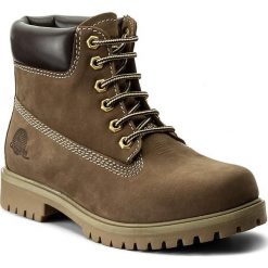Trapery CANGURO - A028-300 Kaki/Brown. Brązowe buty zimowe damskie marki Canguro, z materiału. W wyprzedaży za 149,00 zł.