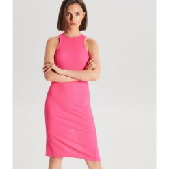 Neonowa spódnica midi - Różowy. Różowe spódniczki damskie Cropp, s, bez wzorów, midi. Za 59,99 zł.