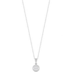 Wyjątkowy Wisiorek Białe Złoto - złoto białe 585, Brylant 0,14ct. Białe łańcuszki męskie marki W.KRUK, złote. Za 2990,00 zł.