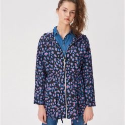 Składana kurtka parka - Czarny. Czarne kurtki damskie Sinsay, s, bez wzorów, bez kaptura. Za 59,99 zł.