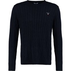GANT CABLE CREW Sweter evening blue. Niebieskie bez kategorii GANT, xl, z bawełny. Za 629,00 zł.