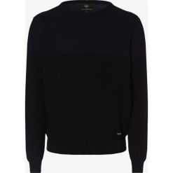 Fynch-Hatton - Sweter męski, niebieski. Niebieskie swetry męskie Fynch-Hatton, xxl, bez wzorów, z dzianiny, z podwójnym kołnierzykiem, bez kaptura. Za 349,95 zł.
