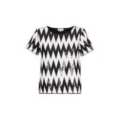T-shirty z krótkim rękawem American Retro GEGE. Czarne t-shirty damskie American Retro, bez wzorów, retro, bez kołnierzyka. W wyprzedaży za 485,40 zł.