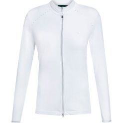 Bluza CHERVO PHOEBE Biały. Białe bluzy damskie marki Chervo, z nadrukiem, z dzianiny, bez rękawów, bez kaptura. W wyprzedaży za 525,00 zł.